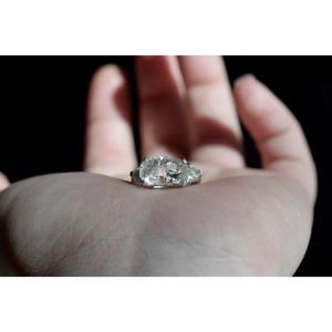 Alternative engagement rings, raw stone rings, size 5 6 7 8 9 10 11